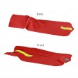 Travel Pillow - Ergonomic Neck Support Pillow Super Soft Comfort & Machine Washable Fleece Easy to Carry for Flight Car Train and Bus Travel - Red